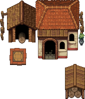 Lumber Yard - Level 3 in-game building art