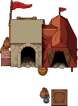 Trading Post in-game building art